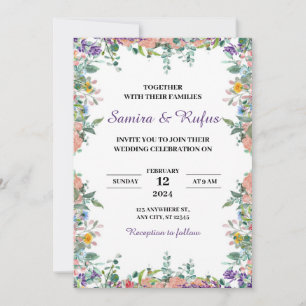 Convites para Casamento Acrílico