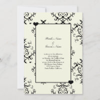 Convites para Casamento Branco a Preto e Sem Branc