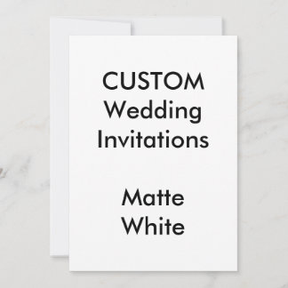 Convites para Casamento BRANCO MATTE Personalizado