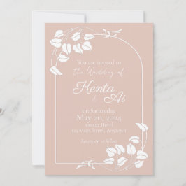 Convites para Casamento Chic Natural