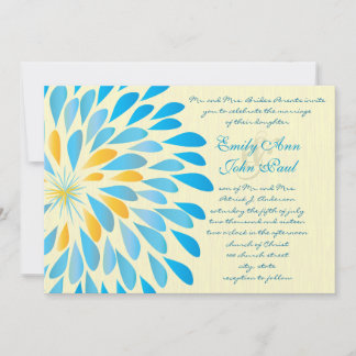 Convites para Casamento Clorítemo Floral Moderno