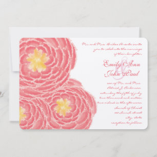 Convites para Casamento Clorítemo Floral Moderno