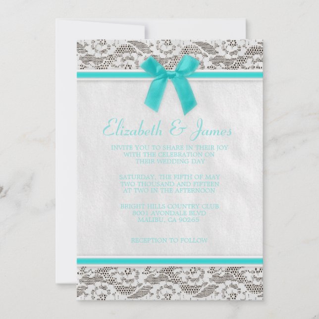 Convites para Casamento com Locais de Terras (Frente)