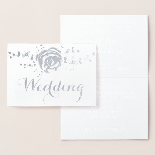 Convites para Casamento com Tipografia de Rosa Sil (Exibição)