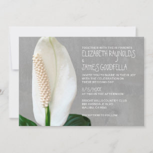 Convites para Casamento da Peace Lily