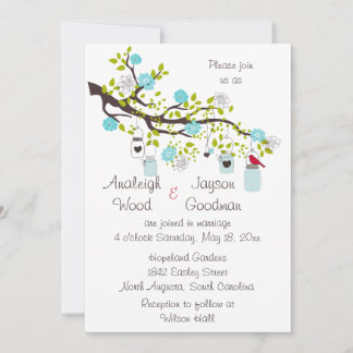 Convites para Casamento de Aqua Bliss