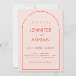 Convites para Casamento de Arch