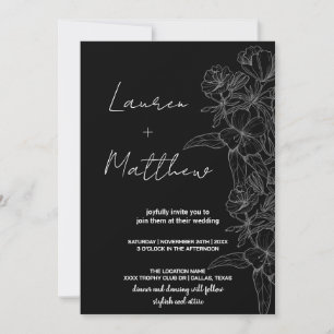 Convites para Casamento de Arte Flor