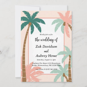 convites para casamento de boho Beach