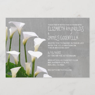 Convites para Casamento de Calla Lillies