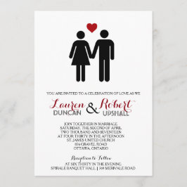 Convites para Casamento de Casais Modernos