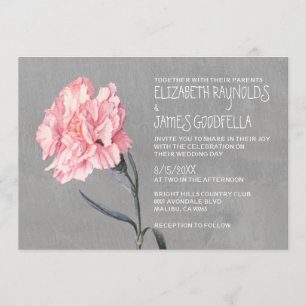 Convites para Casamento de Cravos