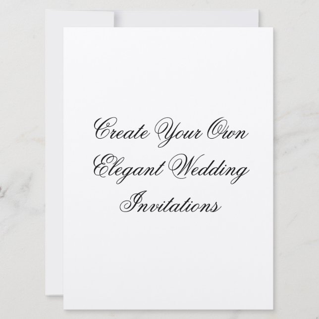Convites para Casamento de Creme Personalizado Cri (Frente)