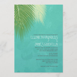 Convites para Casamento de Destino de Praia