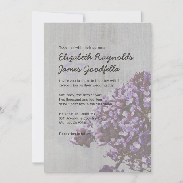 Convites para Casamento de Estadias Vintage (Frente)