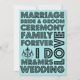 Convites para Casamento de Estilo Vegas