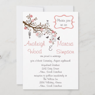 Convites para casamento de felicidade