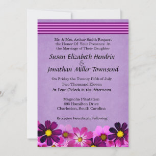 Convites para Casamento de Flores