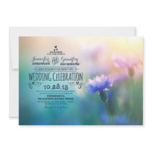 convites para casamento de flores silvestres român