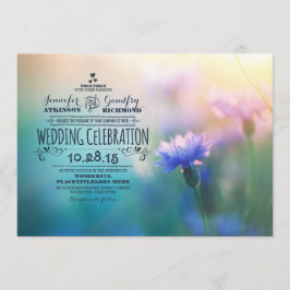 convites para casamento de flores silvestres român