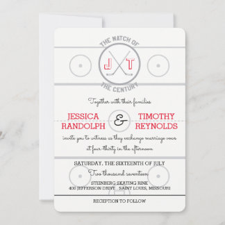 Convites para Casamento de Hockey Love