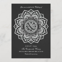 Convites para Casamento de Lace Mandala