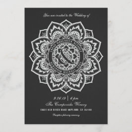 Convites para Casamento de Lace Mandala