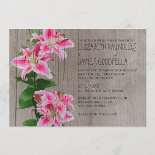 Convites para Casamento de Lily com Stargazer Russ