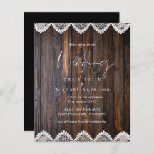 Convites para Casamento de Locais Rústicos de Made