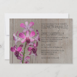 Convites para Casamento de Orquídeas Russas