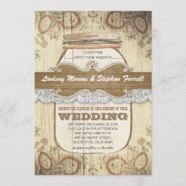 convites para casamento de pedras rústicas do camp
