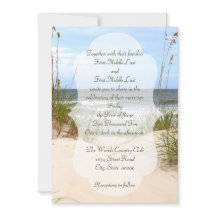 Convites para Casamento de Praia