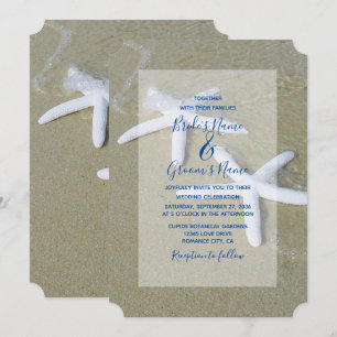Convites para Casamento de Praia de Starfish
