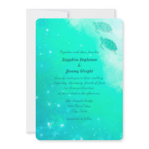 Convites para Casamento de Praia do Oceano Mágico 