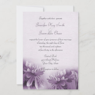 Convites para Casamento de primavera do Mãe Roxo