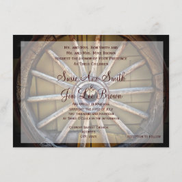 Convites para Casamento de Rodas de Vagão do Sudoe