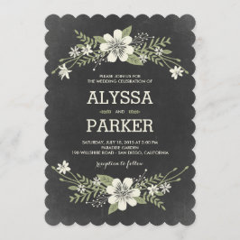 Convites para Casamento de Sangue de Chalkboard