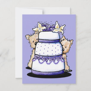 Convites para Casamento de Terrier do Cairn