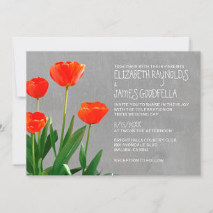 Convites para Casamento de Tulips
