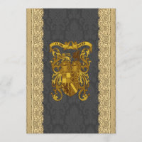 Convites para Casamento de Wallpaper Medieval
