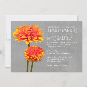 Convites para Casamento de Zinnia