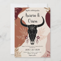 convites para casamento do oeste selvagem
