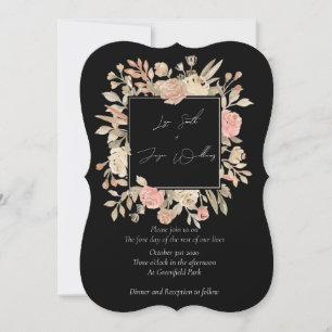Convites para Casamento Dusty Rosa Boho