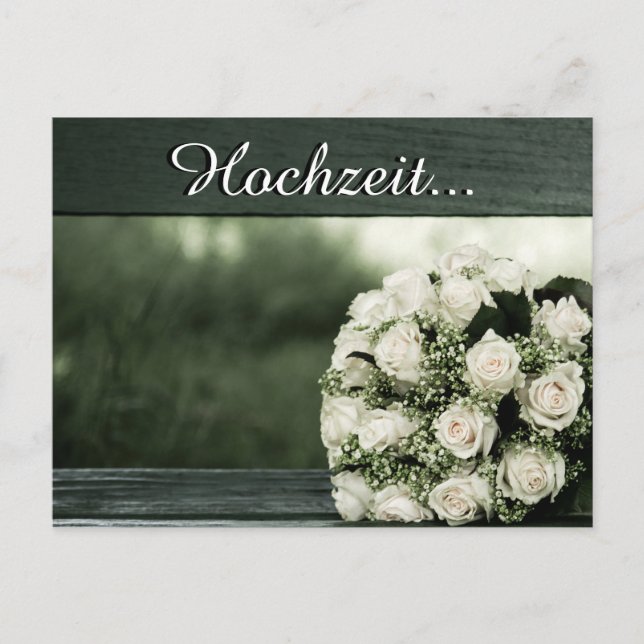 Convites para Casamento Elegante (Frente)