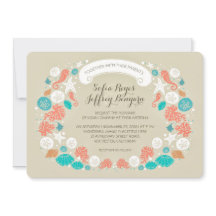 convites para casamento em praia