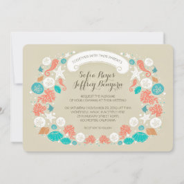 convites para casamento em praia