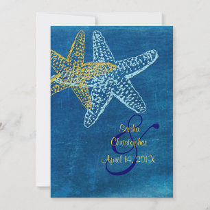 Convites para Casamento em Praia Vintage