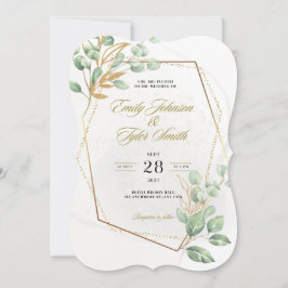 Convites para Casamento Eucalyptus Boho