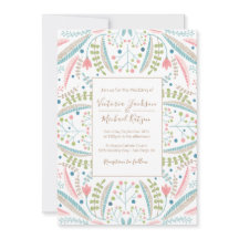 Convites para Casamento Floral de Boriderme