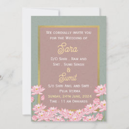 Convites para Casamento Indiano